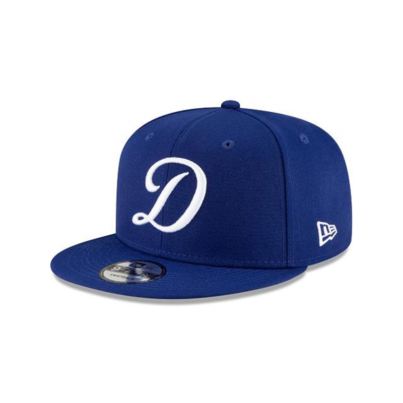 Blue Los Angeles Dodgers Hat - New Era MLB Ligature 9FIFTY Snapback Caps USA4679381